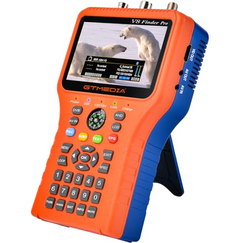 GTMEDIA V8 Finder Pro Medidor de Campo TDT y Satelite Combo DVB-S2X/ S2/T2/DVB-C MPEG-2/4...