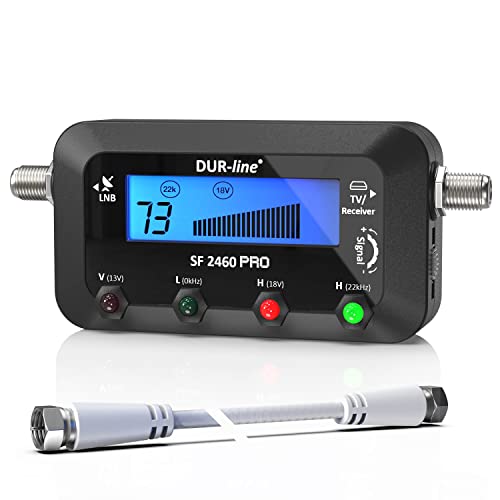 DUR-line SF 2460 Pro – Digital Satfinder – Medidor preciso para alinear tu cuenco...